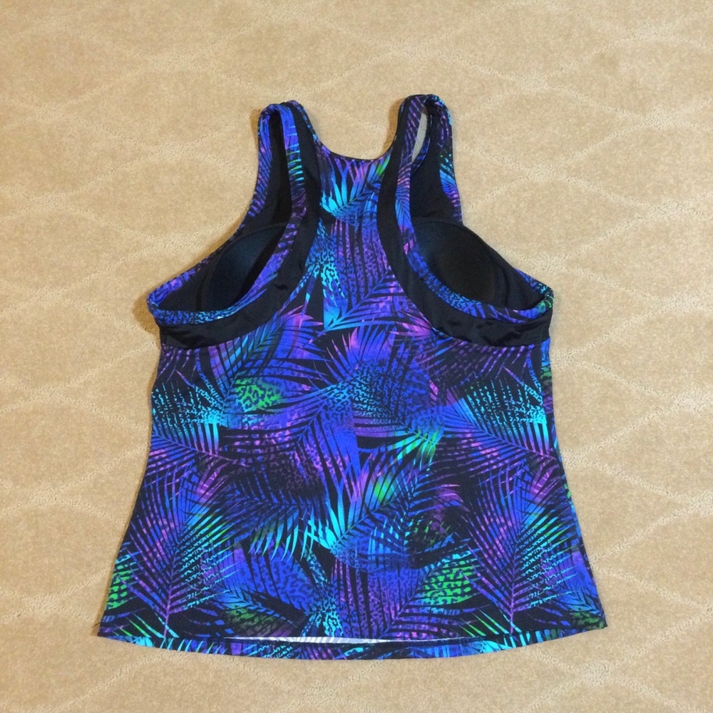 Swimsuits For All NWOT High-Neck Racerback Tankini Top, 18 - Picture 5 of 9